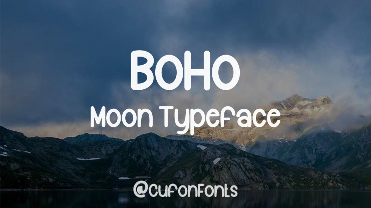 BoHo Moon Font