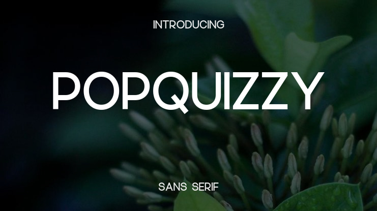 Popquizzy Font