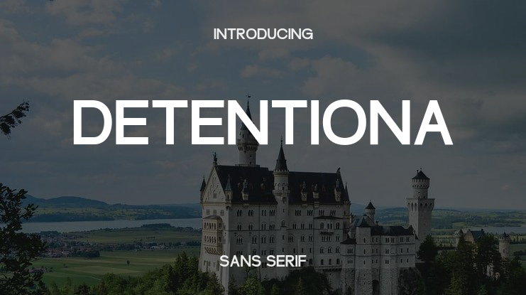 Detentiona Font