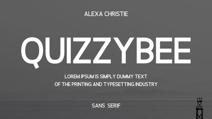 Quizzybee Font