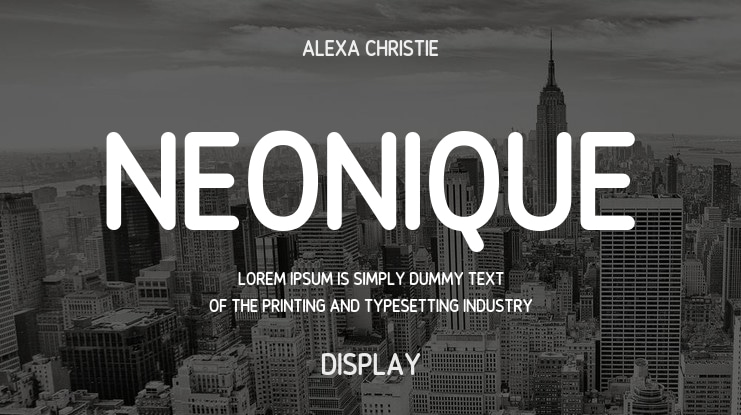 Neonique Font