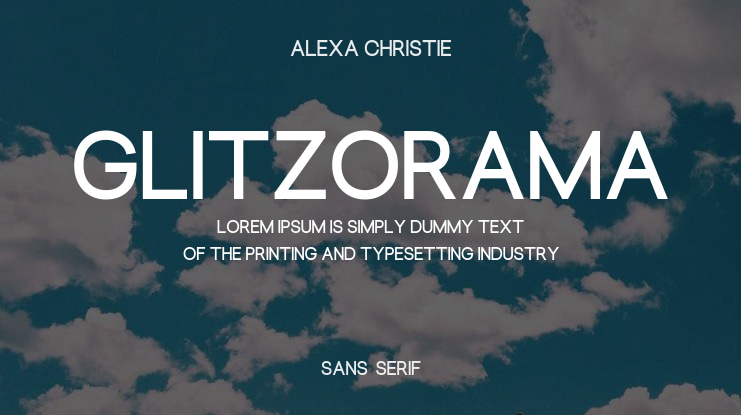 Glitzorama Font