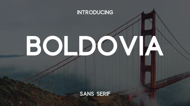 Boldovia Font
