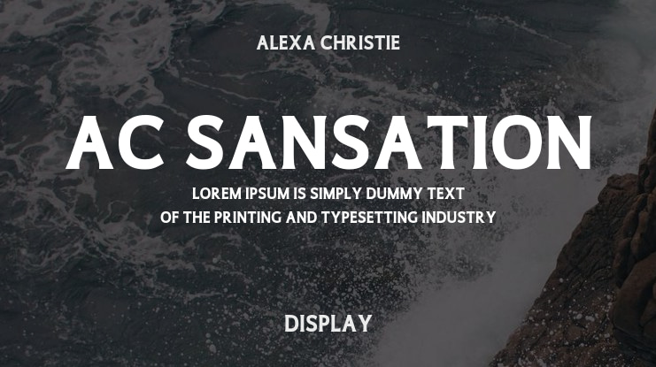 AC Sansation Font