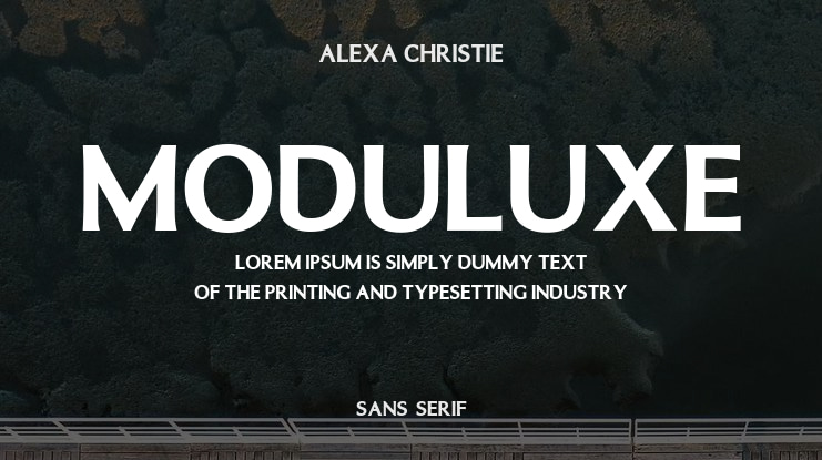 Moduluxe Font
