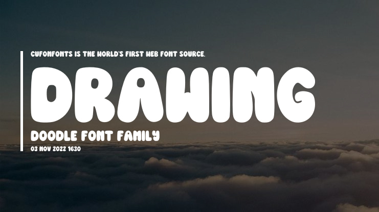 Drawing Doodle Font