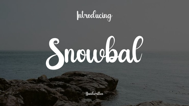 Snowbal Font