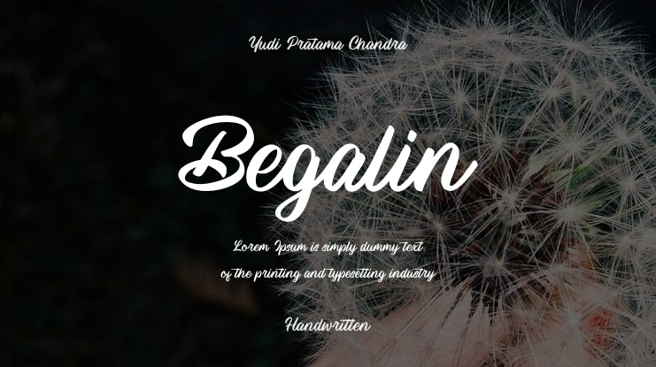 Begalin Font