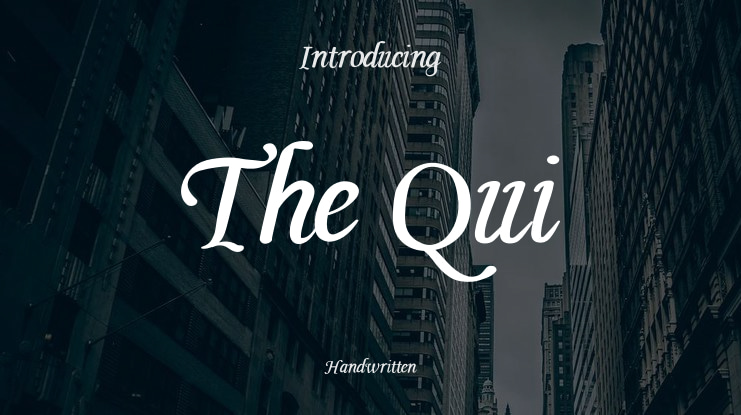 The Qui Font