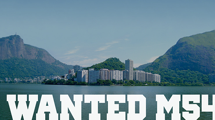 Wanted M54 Font