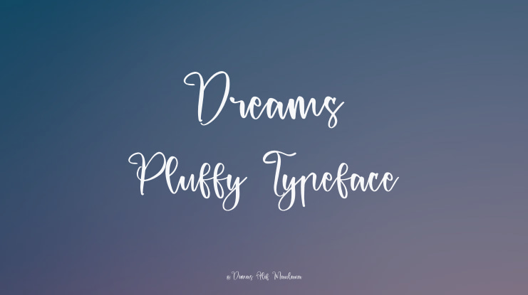 Dreams Pluffy Font