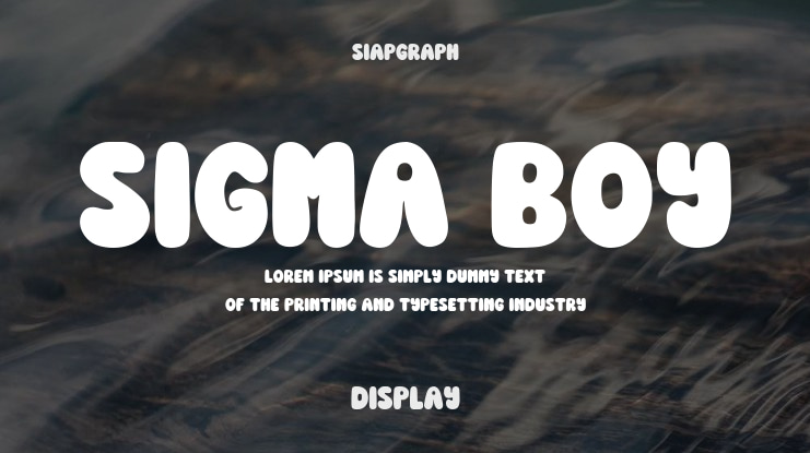 Sigma Boy Font
