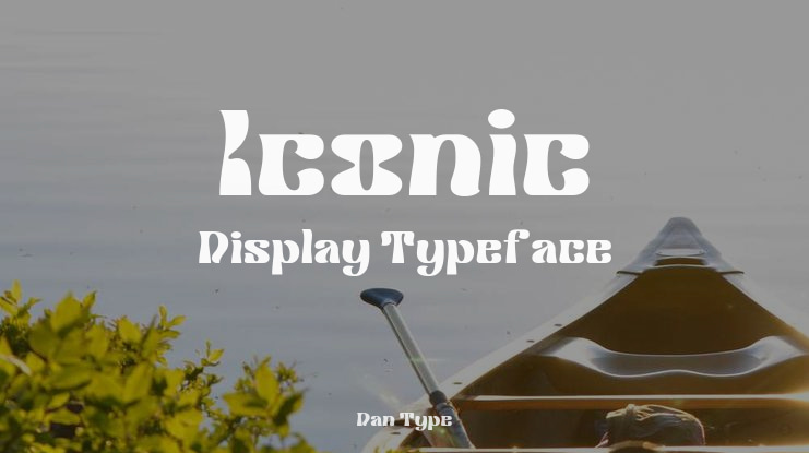 Iconic Display Font