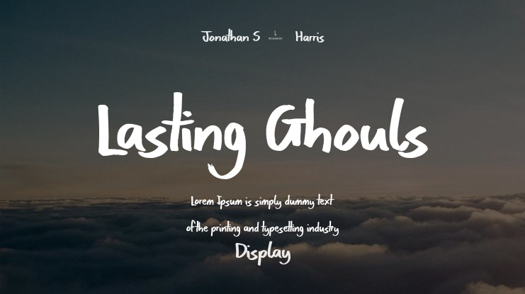 Lasting Ghouls Font