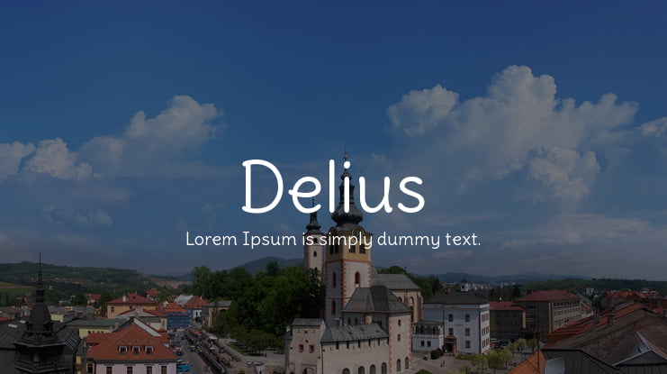 Delius Font