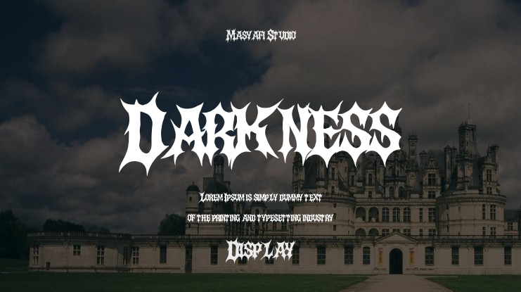 Darkness Font