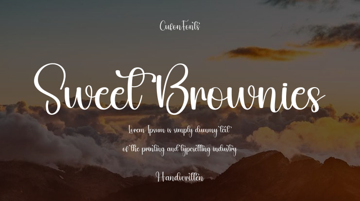 Sweet Brownies Font