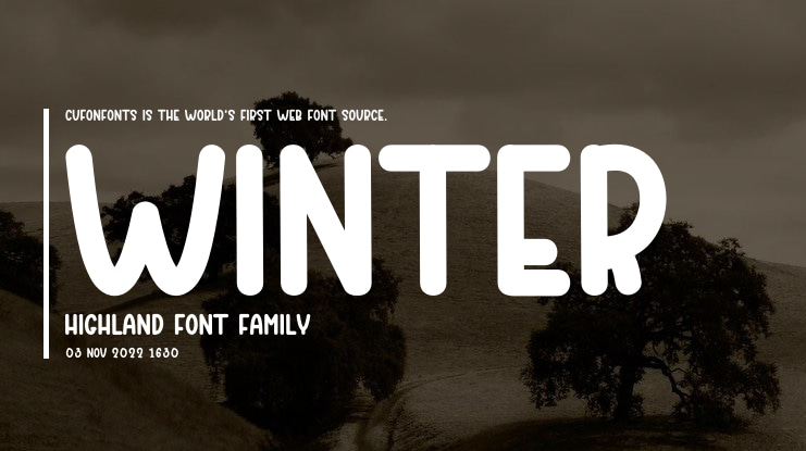 Winter Highland Font