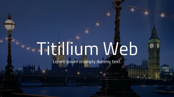 Titillium Web Font