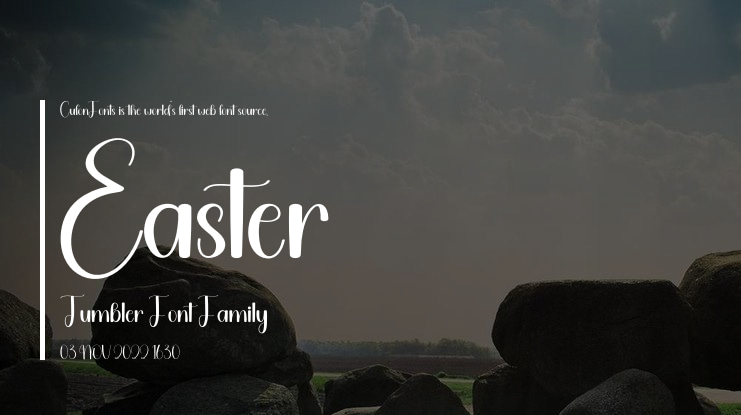 Easter Tumbler Font