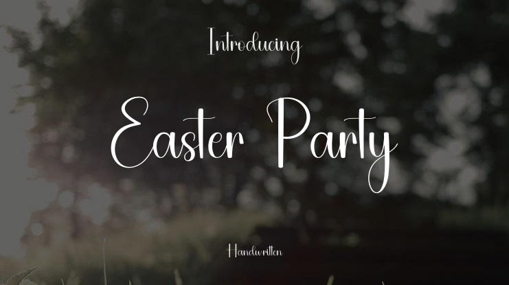 Easter Party Font