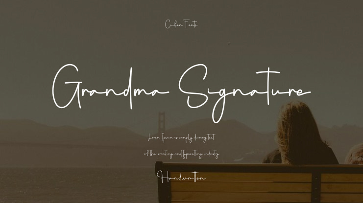 Grandma Signature Font