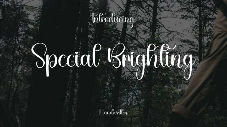 Special Brighting Font