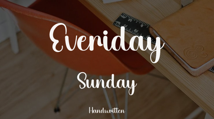 Everiday Sunday Font