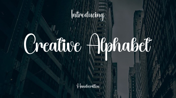 Creative Alphabet Font