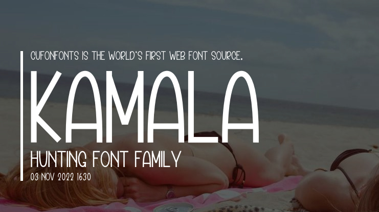 Kamala Hunting Font