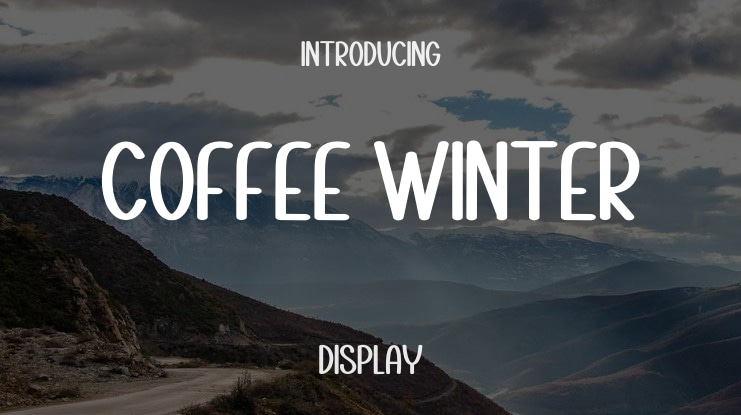 Coffee Winter Font