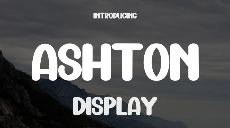 Ashton Font
