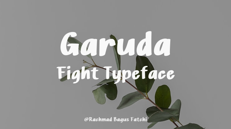 Garuda Fight Font