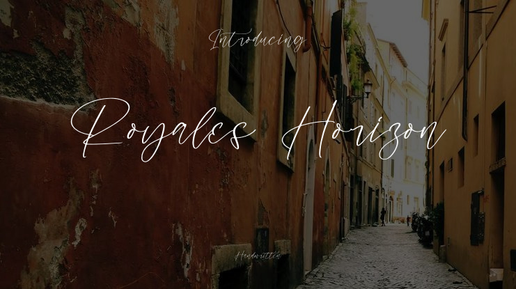 Royales Horizon Font Family
