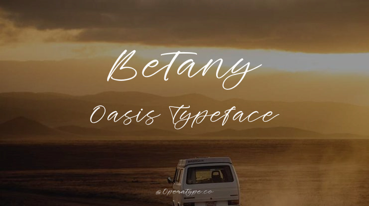Betany Oasis Font Family