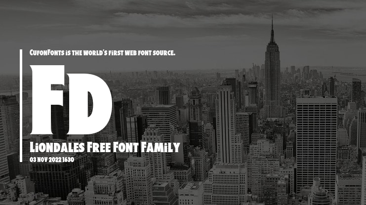 Fd Liondales Free Font