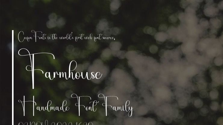 Farmhouse Handmade Font