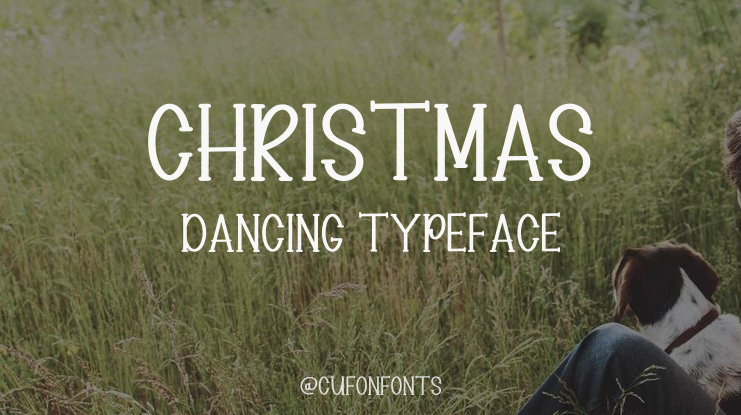 Christmas Dancing Font