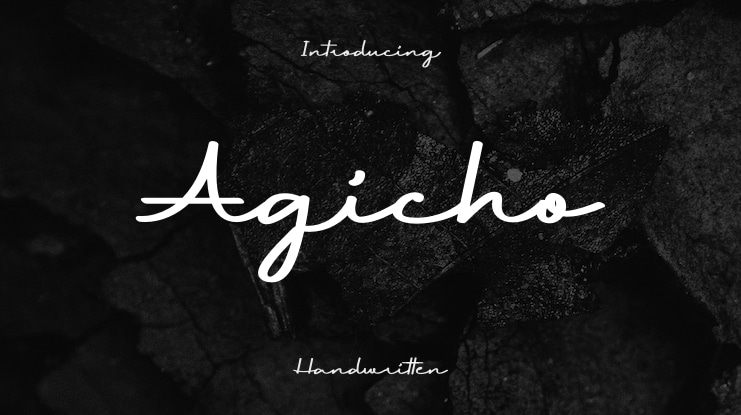 Agicho Font