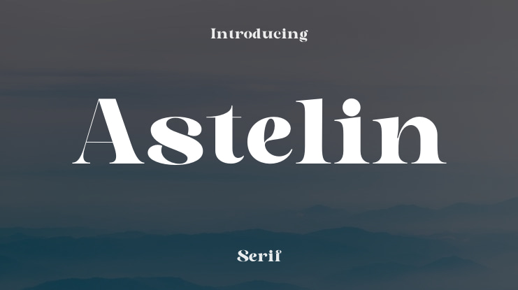 Astelin Font Family