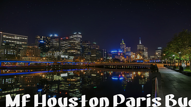 Mf Houston Paris Budapest Font