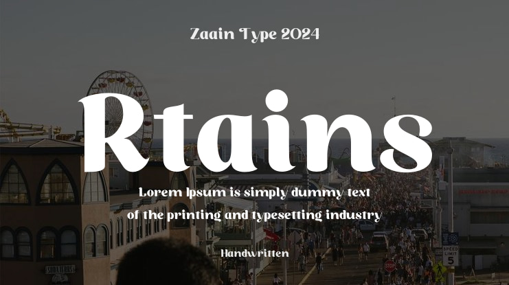 Rtains Font Family