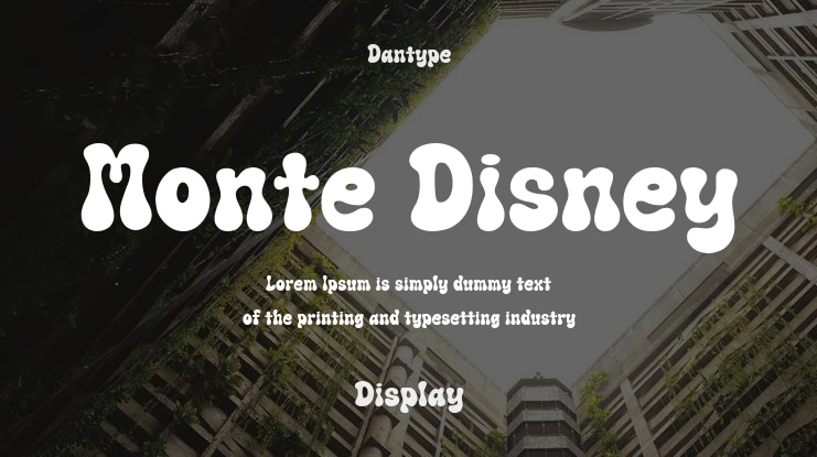 Monte Disney Font