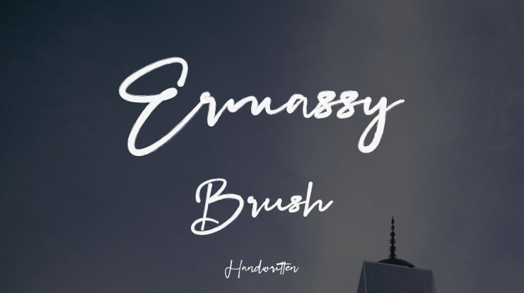 Ermassy Brush Font