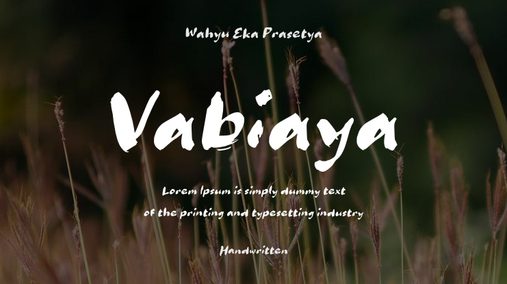 Vabiaya Font