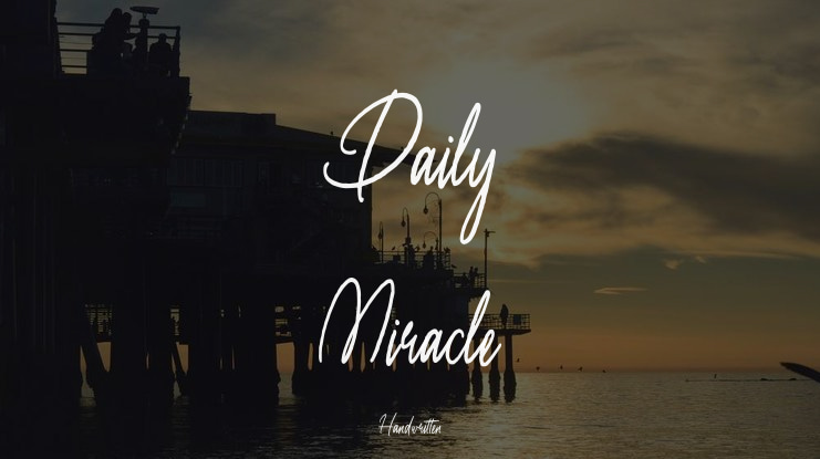 Daily Miracle Font