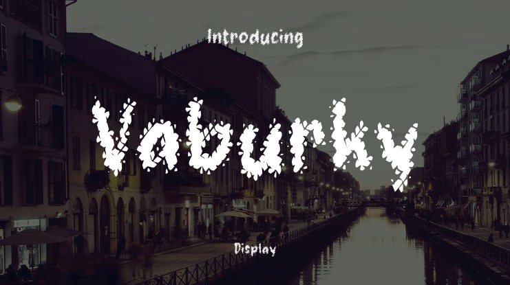 Vaburky Font
