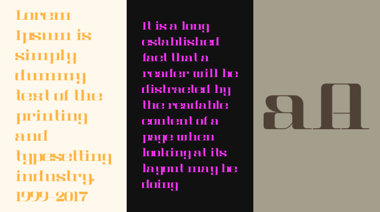 Zustra Font Family