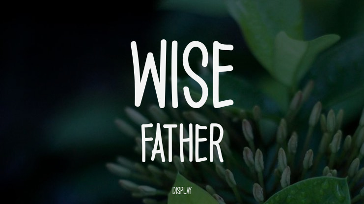 Wise Father Font