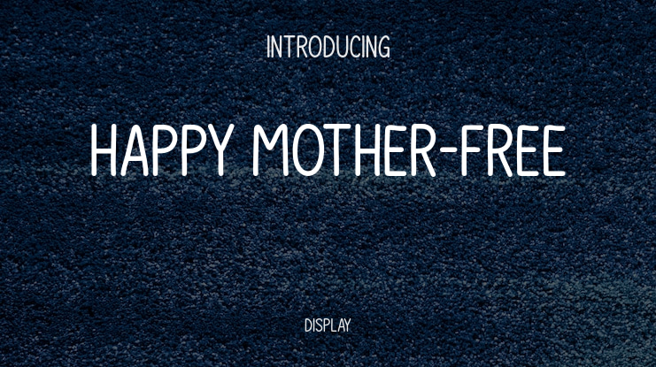 Happy Mother-Free Font
